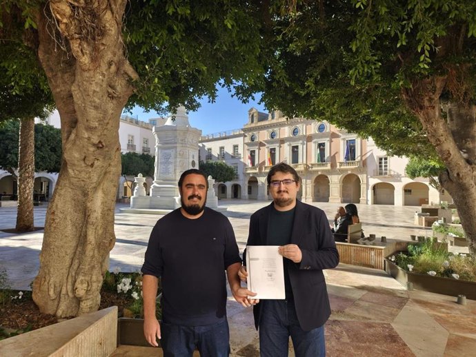 Portavoces de Podemos-IU-Verdes en Almería.