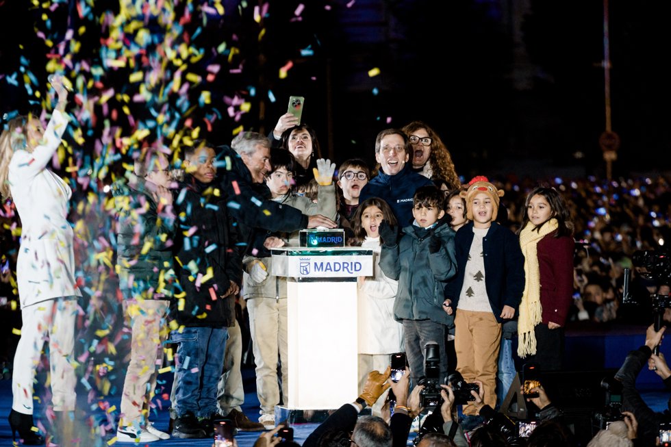 Inauguración de la iluminación navideña