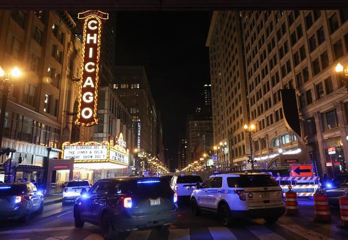 Tiroteo durante encendido de luces navideñas en North State Street, Chicago (Illinois, EEUU)