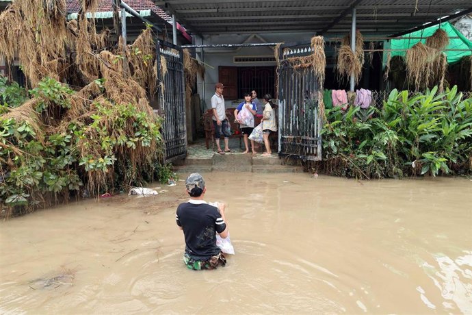 Imagen de archivo de inundaciones en Vietnam, noviembre de 2025 