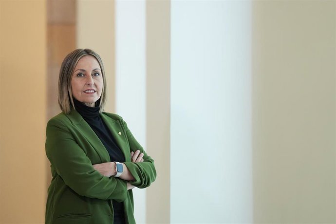 La consellera de Igualdad y Feminismo de la Generalitat, Eva Menor, en una entrevista de Europa Press.