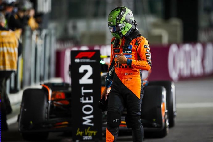 Lando Norris en Las Vegas