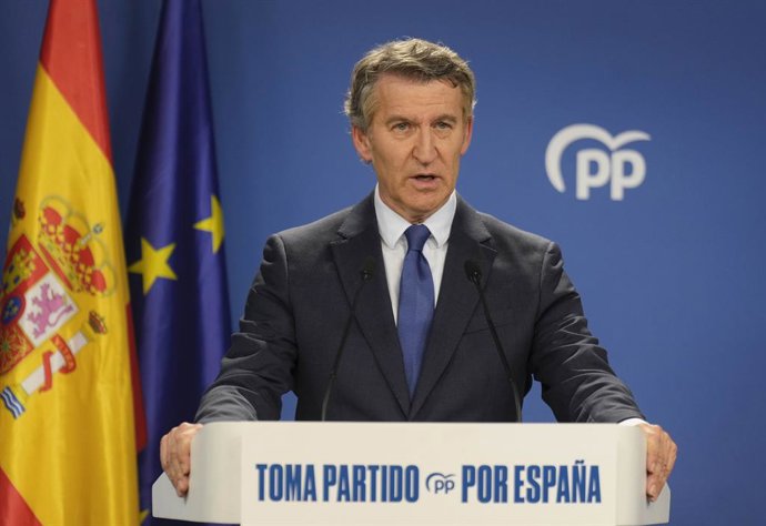 Foto Declaração Institucional Pte Pp Alberto Núñez Feijóo