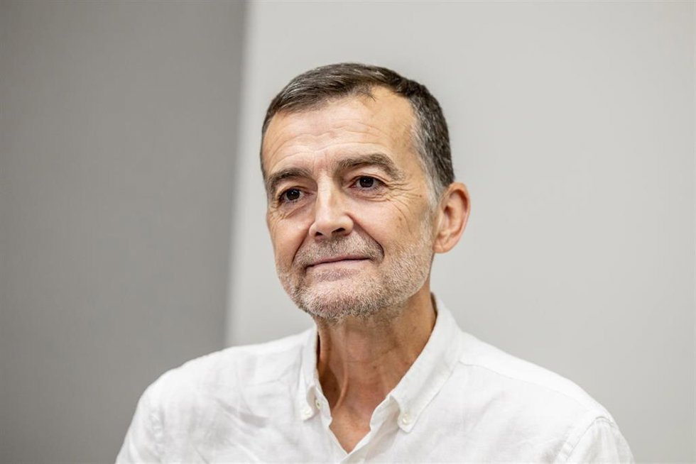 Archivo - El coordinador federal de IU, Antonio Maíllo, durante una entrevista para Europa Press, a 7 de agosto de 2025, en Madrid (España).