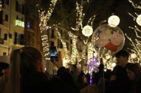 El encendido de luces de Navidad en Palma, en imágenes