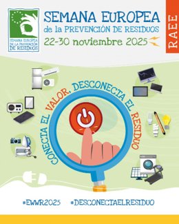 Cartel de la Semana Europea de la Prevención de Residuos que comienza este lunes.
