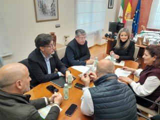La reunión entre el Colegio Oficial de Enfermería y Satse Jaén.