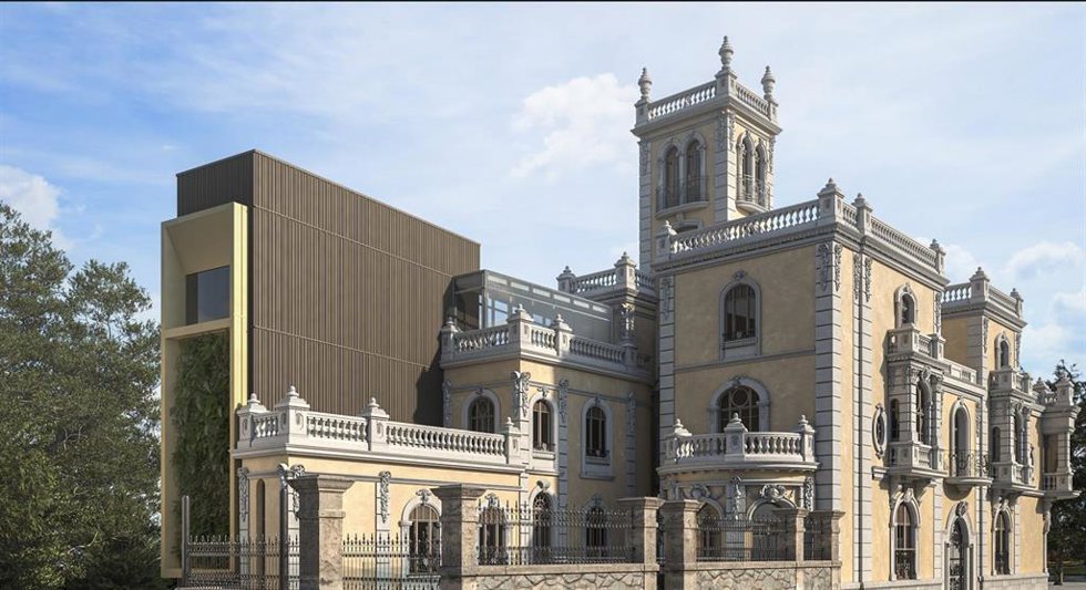 Infografía del Palacio de Balsera.