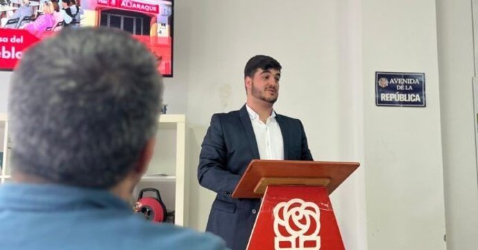 El portavoz del PSOE de Aljaraque (Huelva), Fran Luque.