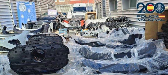 Desarticulación de un grupo criminal dedicado al robo de piezas de automoción en Valladolid y Palencia
