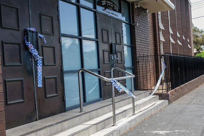 Archivo - Imagen de archivo de la sinagoga australiana atacada en julio. 