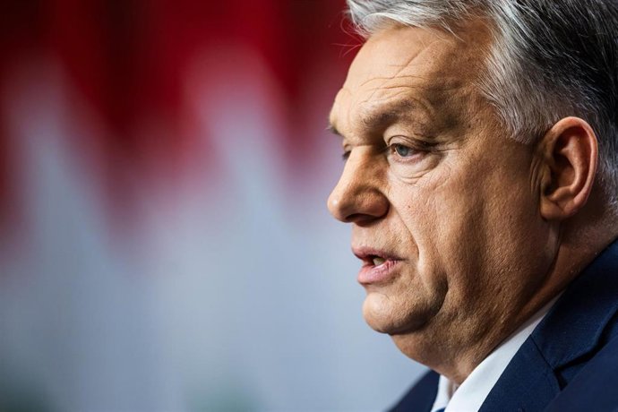 Archivo - El primer ministro de Hungría, Viktor Orbán, durante una rueda de prensa en Budapest en diciembre de 2024 (archivo)