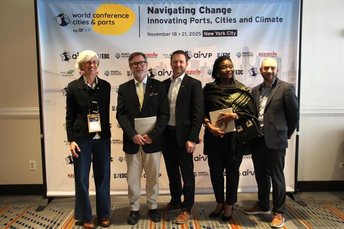 La comitiva del Port de Tarragona a Nova York