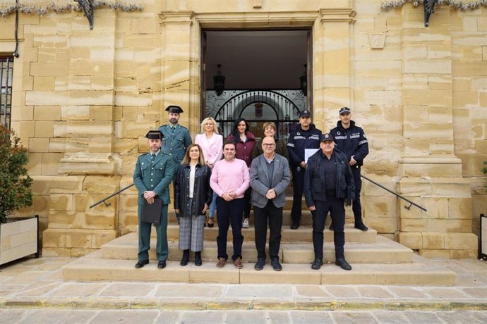 Asistentes a la Junta de Seguridad de Porcuna