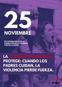 PPiiNA insta a la corresponsabilidad para proteger a la infancia y a las familias por el 25N