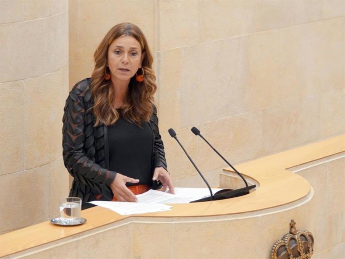 Archivo - La candidata del PRC a la Presidencia de Cantabria, Paula Fernández 