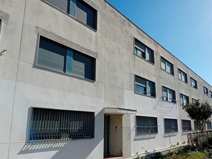 Viviendas en la barriada de La Piñera en Algeciras.