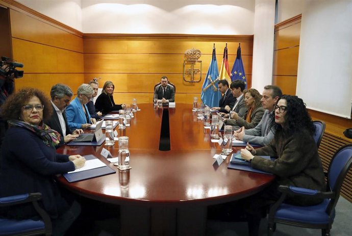 Reunión del Consejo de Gobierno del Principado de Asturias.