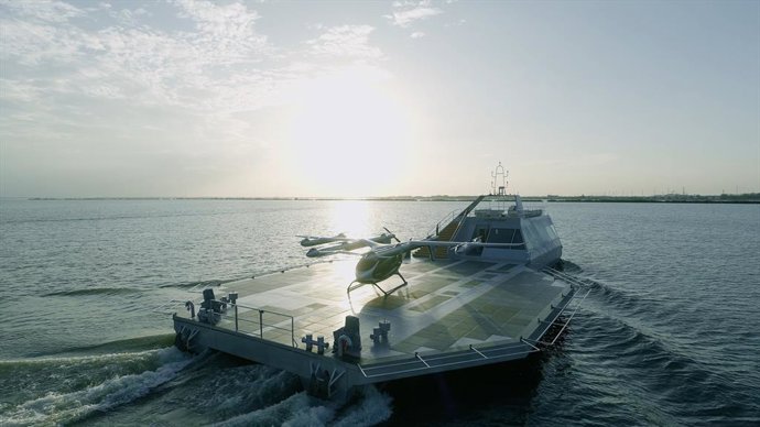 AutoFlight Aviation Technology Unveils Zero-Carbon eVTOL Water Vertiport