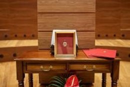 Medalla del Parlamento de Navarra.