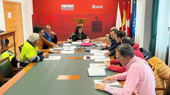Reunión Del Plan De Nieve En El Ayuntamiento De Soria.