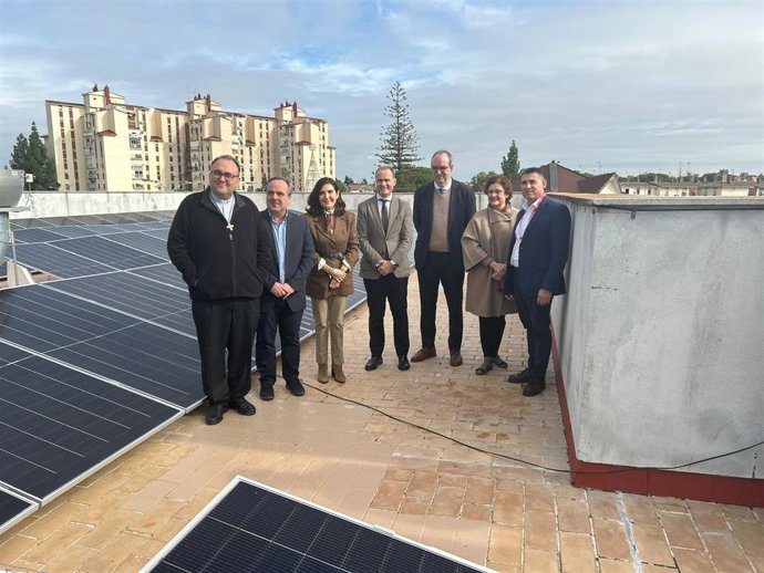 La consejera de Empleo, Empresa y Trabajo Autónomo, Rocío Blanco, en la inauguración de la jornada 'Alianza Verde'. En Sevilla a 24 de noviembre.