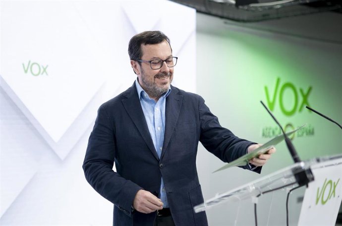 Archivo - El portavoz de Vox, José Antonio Fúster.