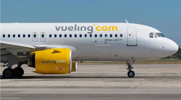 Un avión de Vueling.