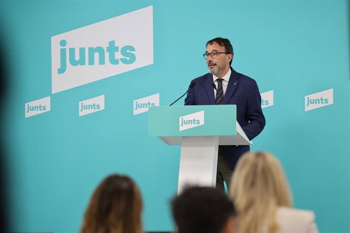 El portavoz de Junts, Josep Rius.