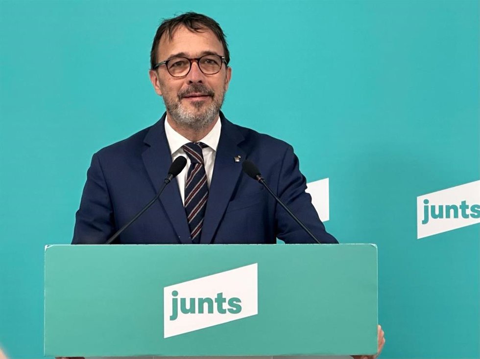 El portavoz de Junts, Josep Rius