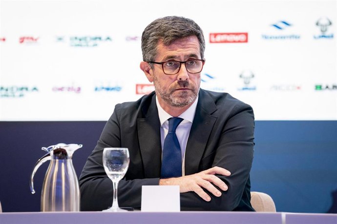 Archivo - El presidente de Urovesa, Justo Sierra, durante la jornada ‘Seguridad y Defensa ante el nuevo orden mundial’ de Europa Press, en el Auditorio CESEDEN, a 30 de junio de 2025, en Madrid (España).