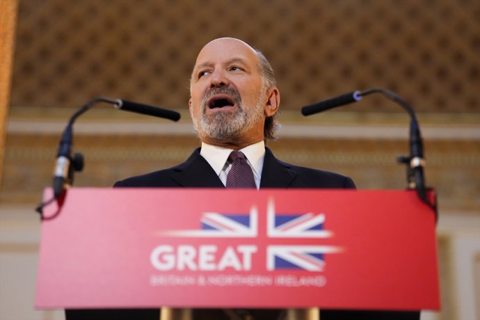 United Kingdom, London: US Secretary of Commerce Howard Lutnick 