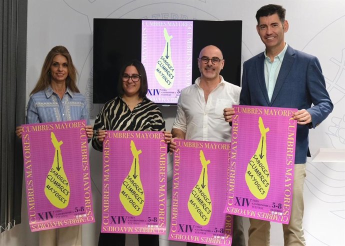 Presentación en la Diputación de la XIV Feria Gastronómica y Cultural 'Saborea Cumbres'.