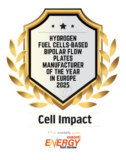 Cell Impact – Hydrogen fuel cells-based bipolar flow plates manufacturer of the year.