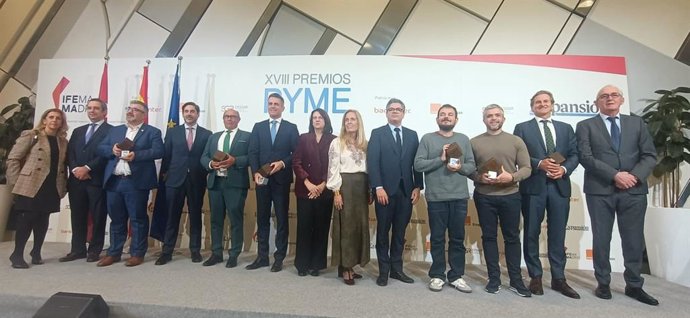 La XVII edición de los Premios PYME reconoce la labor de seis de ellas en el tejido empresarial nacional