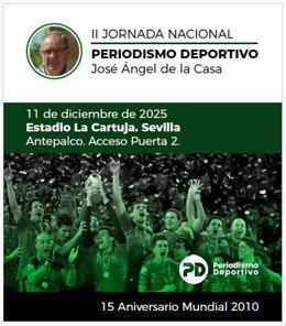 El ex seleccionador nacional de fútbol Vicente del Bosque y el expresidente de la RFEF Ángel María Villar participarán en la II Jornada de Periodismo Deportivo José Ángel de la Casa en La Cartuja.