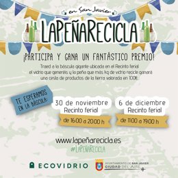 San Javier acoge durante las Fiestas Patronales la campaña 'La Peña Recicla'
