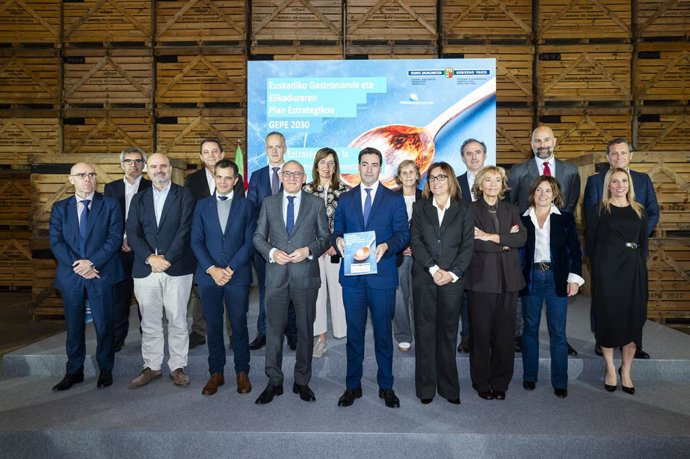 El Gobierno Vasco ha presentado este lunes el 'Plan Estratégico de Gastronomía y Alimentación de Euskadi 2030'