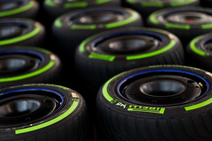 Archivo - Neumáticos Pirelli de Fórmula 1.