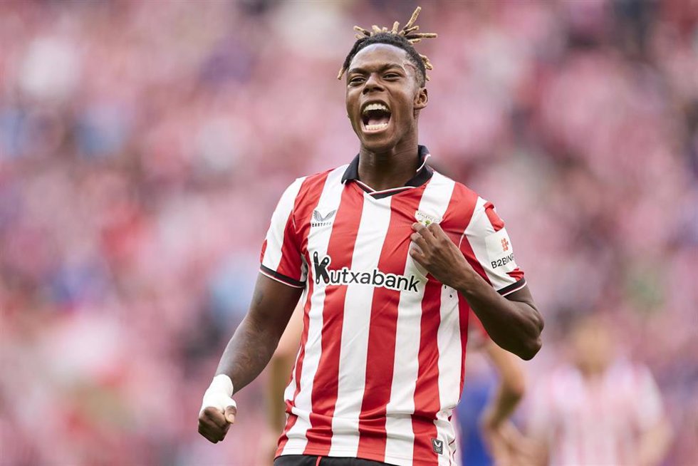 El jugador del Athletic Club Nico Williams.