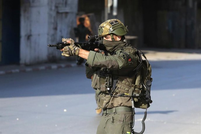 Un militar israelí en Cisjordania (archivo)