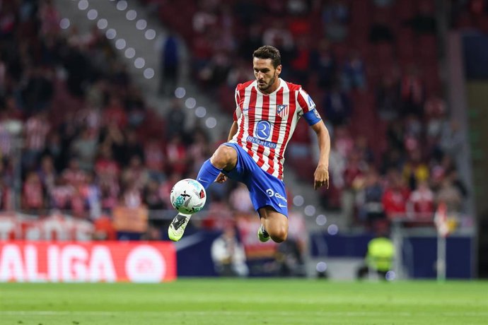 Archivo - El jugador del Atlético de Madrid Jorge Resurrección 'Koke' durante un partido de Liga. 