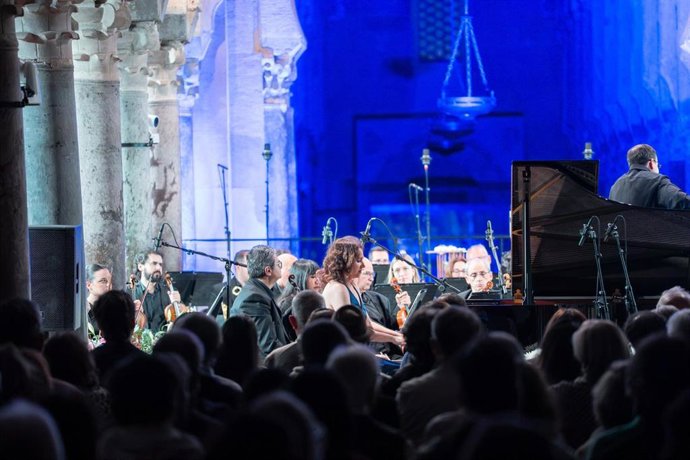 Una actuación del Orozco Piano Festival en la Mezquita-Catedral.