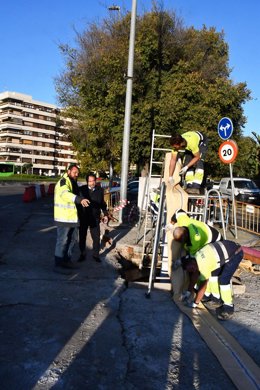 Una actuación de Emacsa.