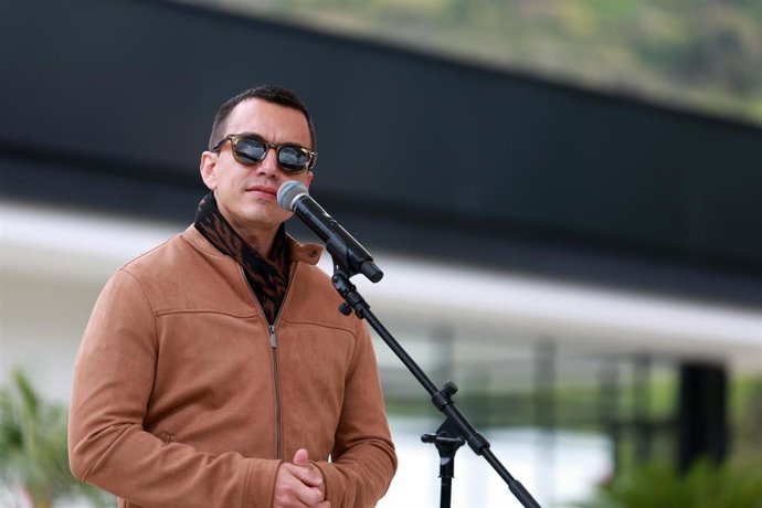 Archivo - El presidente de Ecuador, Daniel Noboa.