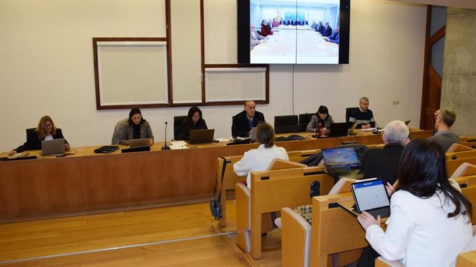 Imagen del consejo de gobierno de la UVigo.