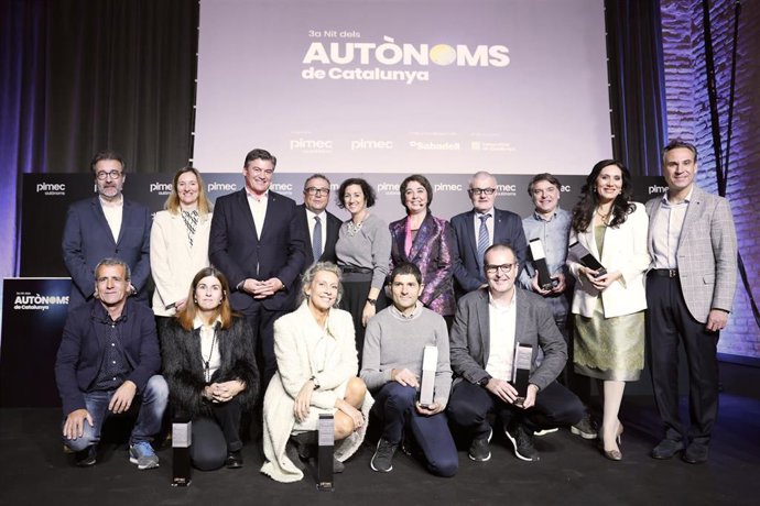 Premiados en la 3a Nit dels Autònoms de Catalunya