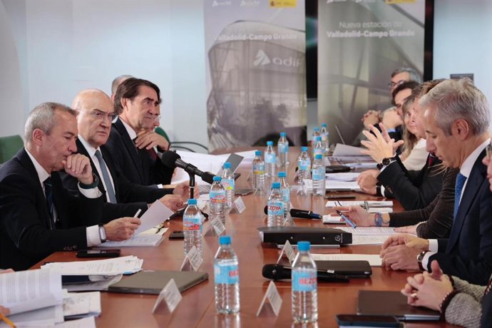 Reunión de la Comisión de Seguimiento del Convenio de la integración ferroviaria en Valladolid.