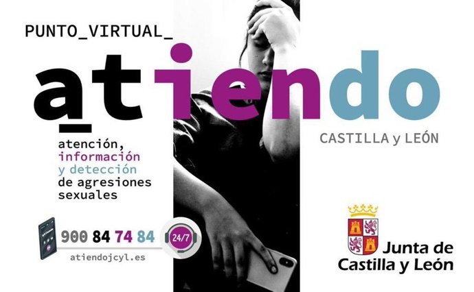 Gráfico de la Junta sobre el punto virtual Atiendo