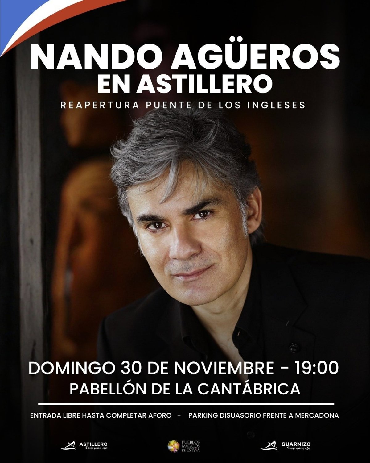 El Puente de los Ingleses en Astillero se abrirá este domingo y se celebrará con un concierto grautito de Nando Agüeros